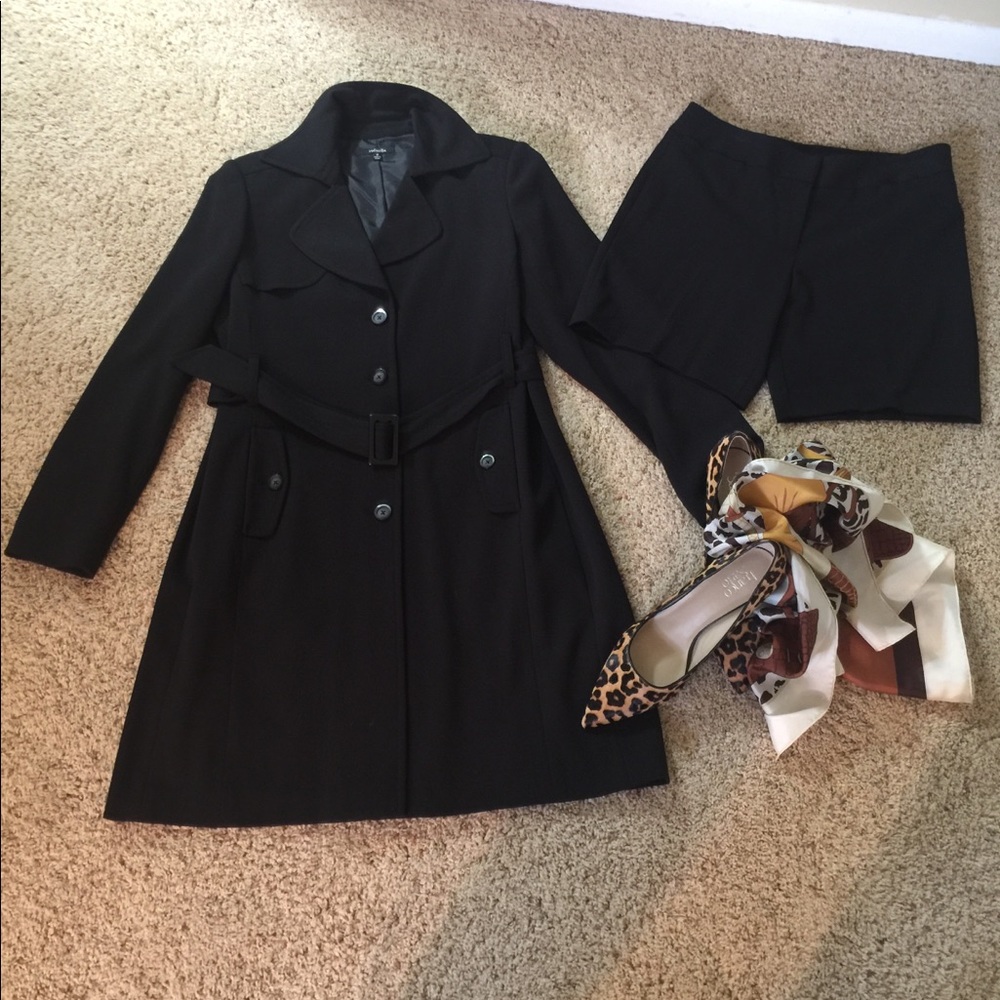 Rafaela, Ladies Black Trench Coat! GET THE “LOOK”…